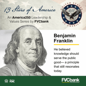 Benjamin Franklin, FVCbank America250 13 Stars homepage
