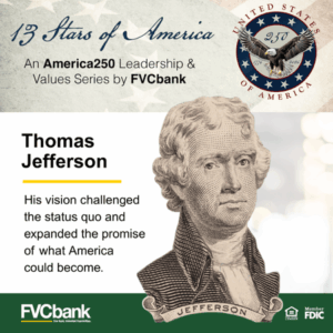FVCbank America250/13 Stars Thomas Jefferson